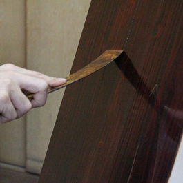 Finally, the tansu is given a new coat of lacquer, sharpening, and polish. This process is repeated 30 times.