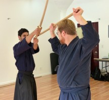 The swordsman being trapped by the jodoka