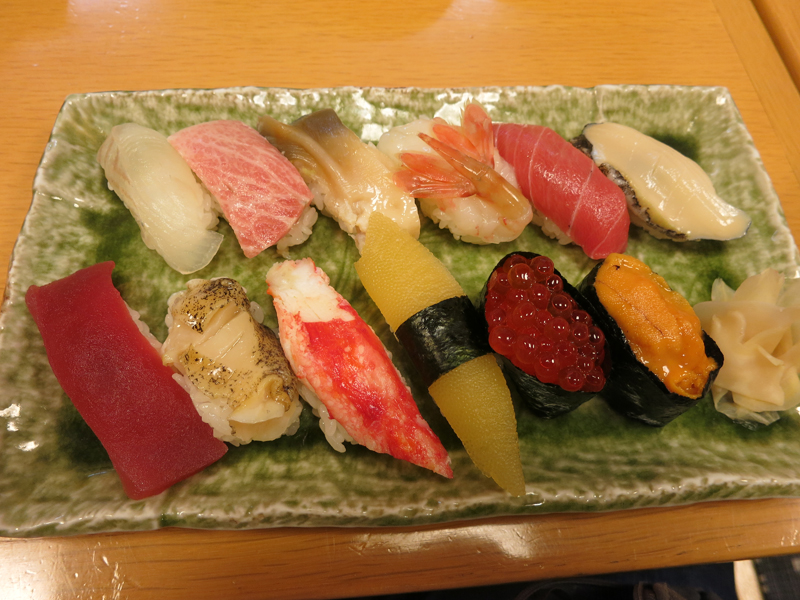 Sushi in Hokkaido